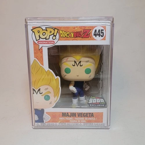 Funko Pop! Dragon Ball Z: Majin Vegeta #445 Over 9000 Exclusive Hard Protector