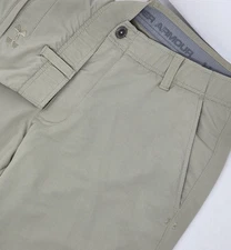 Under Armour Mens 36 X 30 Tan Brown UA Drive Taper, Water Resistant Golf Pants