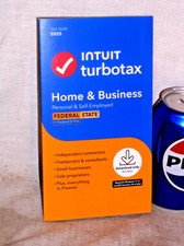 SEALED TURBOTAX HOME  BUSINESS 2025 FEDERAL STATE DIGITAL KEY WIN 11 SONOMA 14