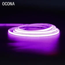 1-5m/16ft COB LED Strip 12V 2.7mm 480LED/m Flexible High Bright Tape Light DIY