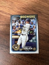 2024 Topps Series #1 COTB-23 CHRISTIAN YELICH Companion Variation Brewers