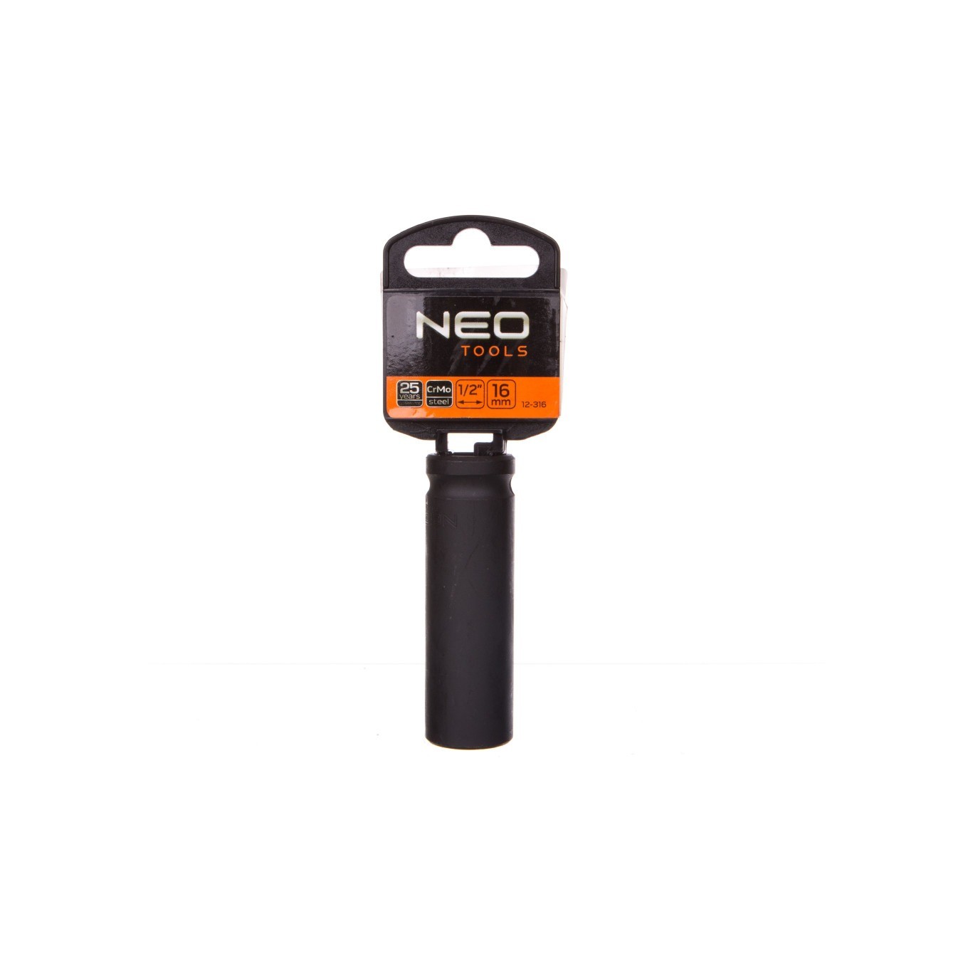Impact Cap 1/2"" Long, 16mm L78mm CR-MO 12-316