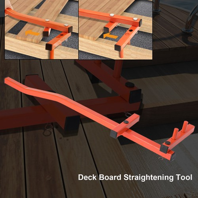 #ad Deck Board Bending Bow Straightening Tool Wrench Floor Decking Wood Gap Builder $39.01