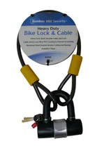 Bunker Hill Security Heavy Duty Bike Lock & Cable #64400 NEW