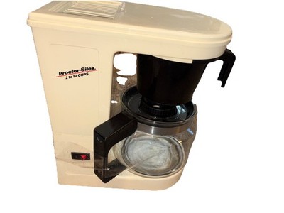 Hamilton Beach Proctor Silex Automatic Drip Coffee Maker White 2 To 12 Cups