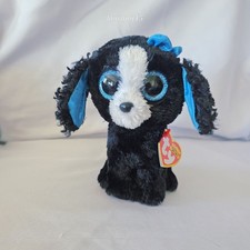 Ty Beanie Boos TRACEY Portuguese Water Dog Puppy Has Hang Tag Rare 7 Inch 2017