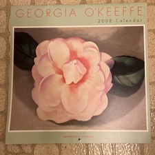 Georgia O  Keeffe Wall Art Calendar From 2008