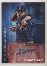 2016 Topps Update Scouting Report Auto Mike Clevinger #SRA-MC Auto 7m3