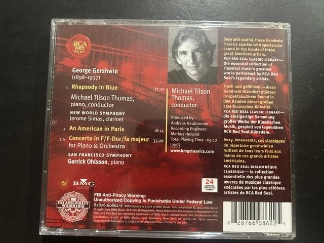 c*1様 Geed The Composition CD 洋楽 Gershwin - Rhapsody in Blue (CD, Jul-2004, RCA Victor Red Seal