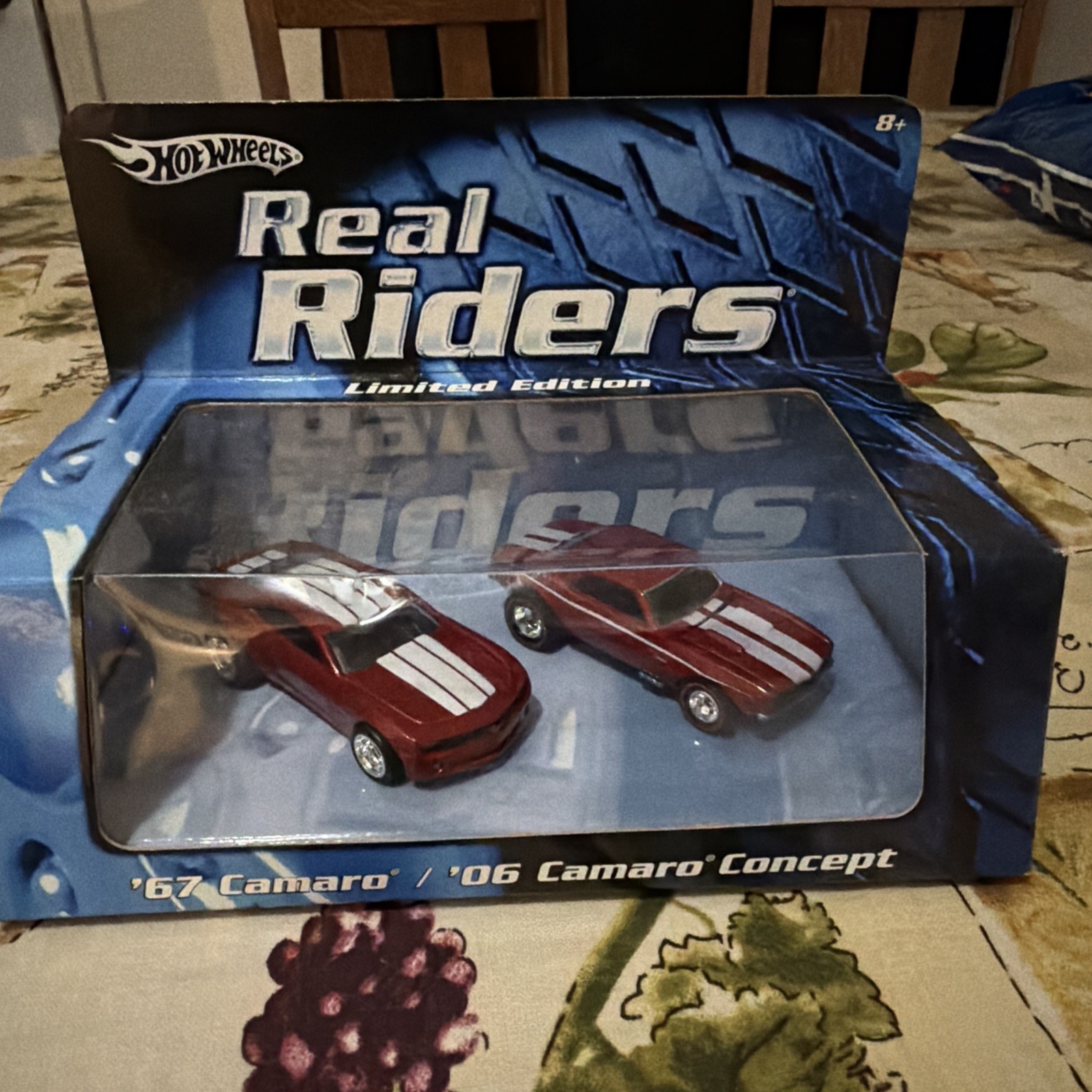 HOT WHEELS RLC REAL RIDERS '67 CAMARO / '06 CAMARO CONCEPT 2 PK NEW IN PACKAGE