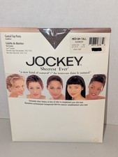 Vintage 90's Jockey For Her Sheerest Ever Pantyhose Control Top M/Tall Mushroom