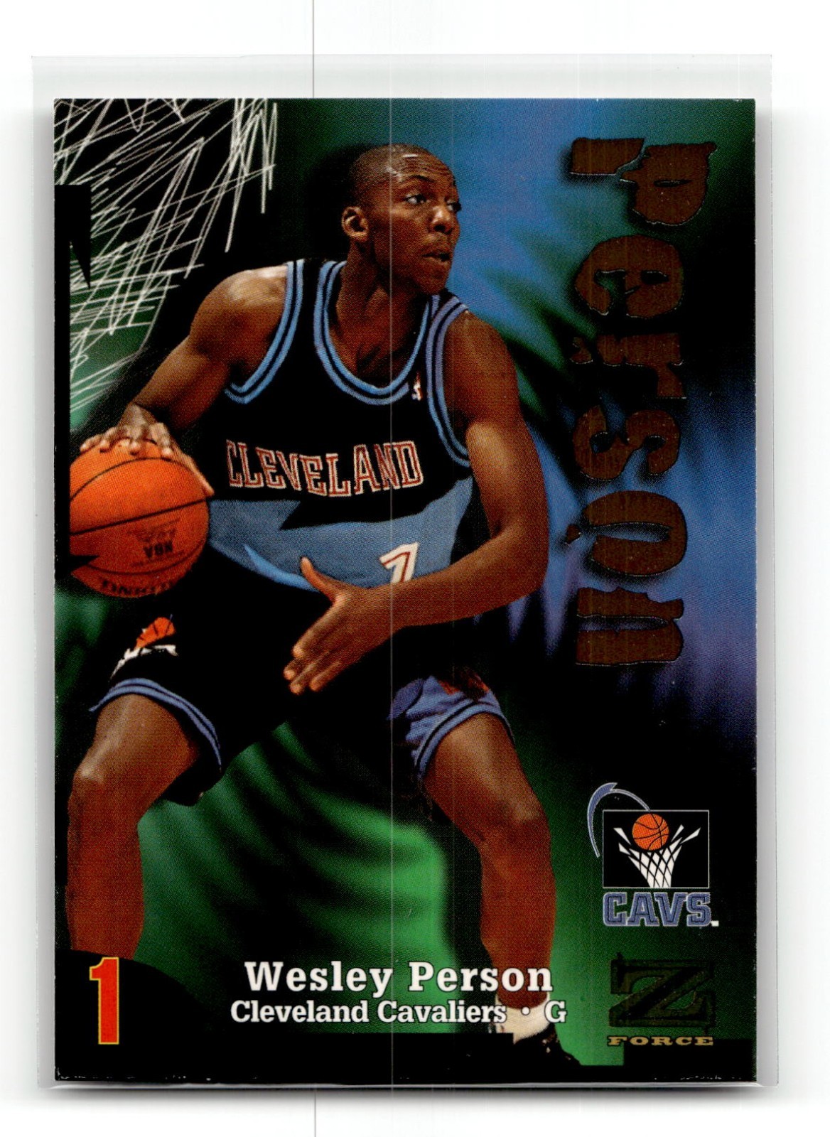 1997-98 Skybox Z-Force - Wesley Person #137 BASKETBALL