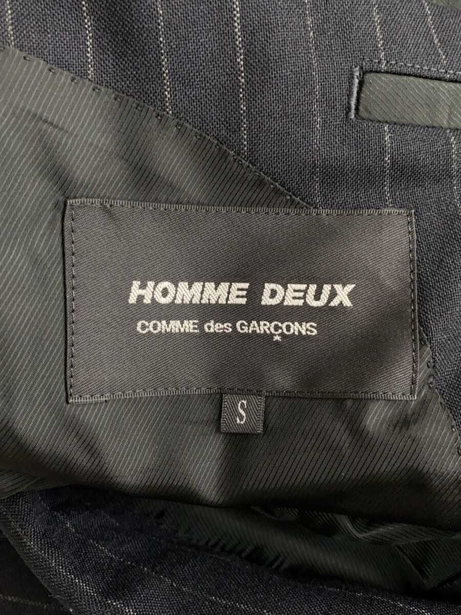 COMME des GARCONS HOMME DEUX Tailored Jacket S Wool NVY Stripe DG