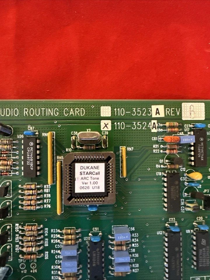 Dukane Canada Audio Routing Card 110-3524A Rev B - Image 2 of 4