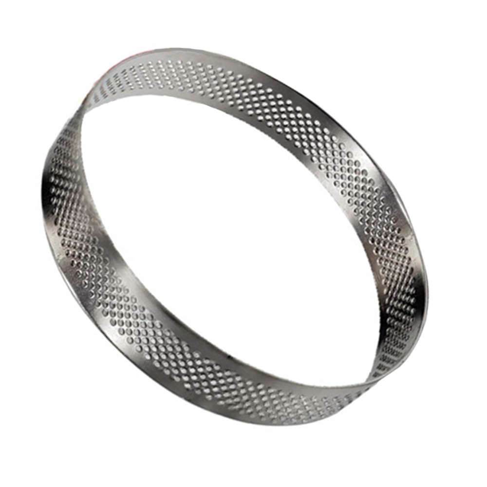 Molde redondo para tarta círculos para hornear pasteles sarro de acero inoxidable
