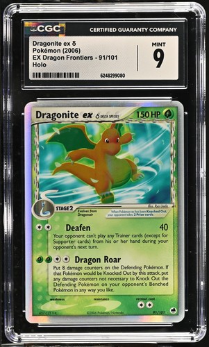 Dragonite ex δ graded CGC 9 for sale on eBay