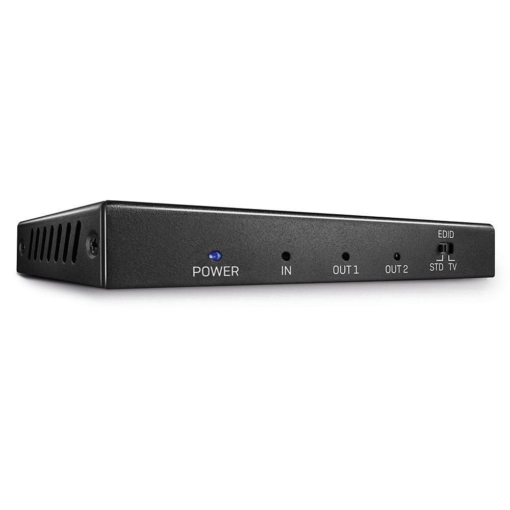 Lindy 38235 2 Port HDMI 2.0 Splitter – 18G, 4K UHD, Metal Housing