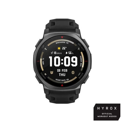 Amazfit T-Rex 3 Pro 44mm Tactical Black Smartwatch HYROX-Modus