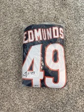 Tremaine Edmunds Signed Autograph Custom Jersey - Beckett Coa - Chicago Bears