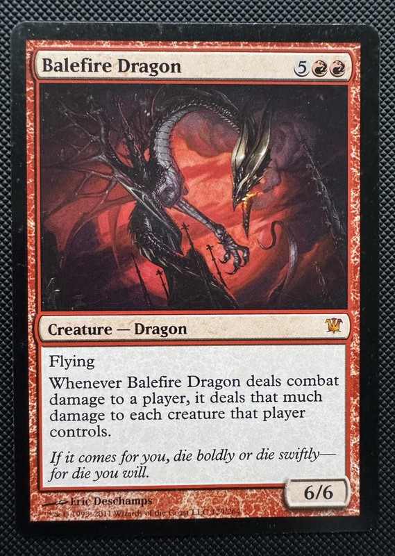 MTG | Balefire Dragon | Innistrad | 129/264 | Regular Mythic | Light Play