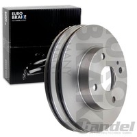 2X Eurobrake Bremsscheiben 235Mm BelÜFtet Vorne Passend FÜR Mazda 121 323 MX-5
