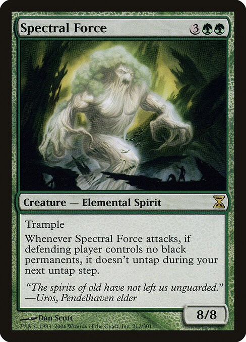 Spectral Force NonFoil Time Spiral 217 NM MTG