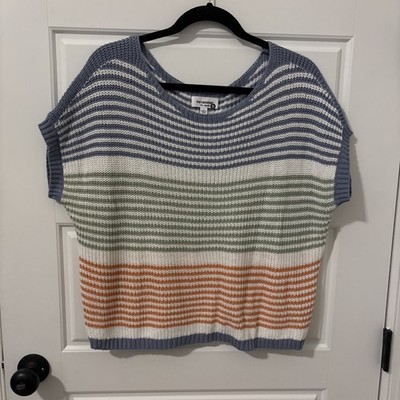 ee:some Boutique Brand Short Sleeve Knitted Blouse - Large - Item1213