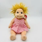 Vintage TY Beanie Kids PRECIOUS 10” Stuffed Bean Bag Toy 1999 Soft Pink Dress