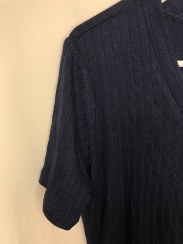 Market & Spruce Marielle Midikleid mit Knöpfen dunkelblau Gr. M klassisch - Bild 3 von 4