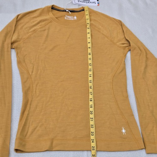 Smartwool Base Layer Women's M Classic Thermal Merino 250 Honey Gold Heather - Picture 4 of 8