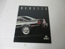 1988 Chevrolet Beretta 30-page Original Sales Brochure Catalog Gt Z51 Coupe