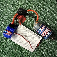 Combo motore Traxxas E-Revo Slash XL-2.5 ESC controllo velocità TITAN 12T 550