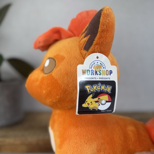 Juguete suave de peluche Build A Bear Vulpix Pokemon nuevo con etiquetas coleccionable BAB - Imagen 7 de 14