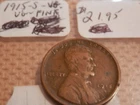 1915-S Lincoln Cent in Very Good to Fine Condition.#2