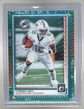 Tyreek Hill 2025 Panini Donruss Optic #150 Dragon Prizm 10/24 JERSEY #