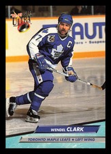 Wendel Clark #208 1992-93 Ultra Toronto Maple Leafs Hockey