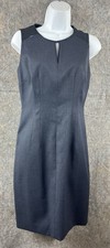 Elie Tahari Womens Size 2 Navy Black Sleeveless Emory Sheath Dress New
