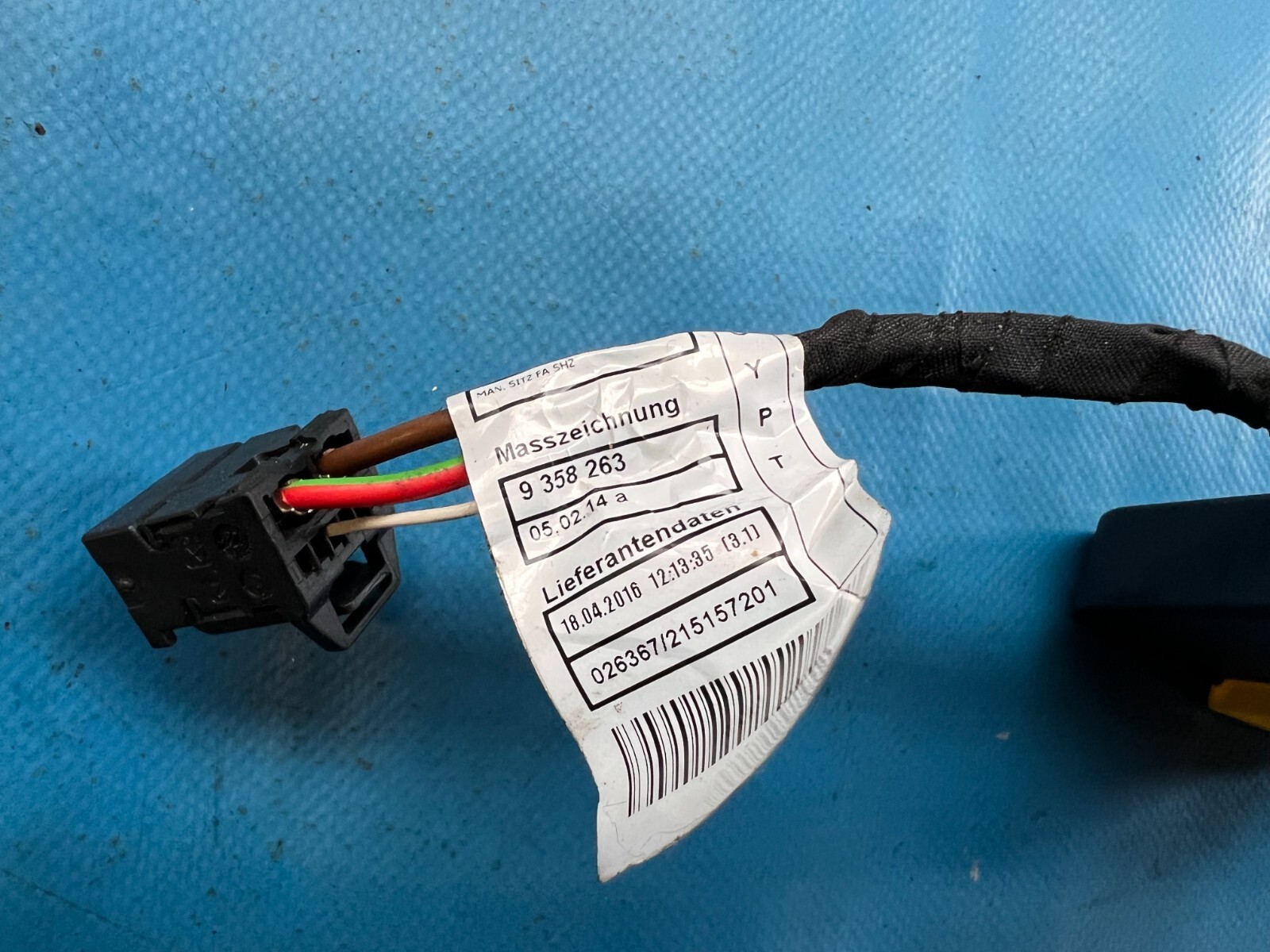 BMW Mini One/Cooper/S Left Side Front Seat Wiring (61129358312) F55/F56