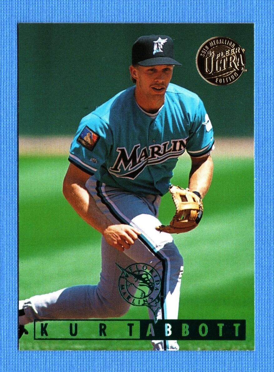 1995 Ultra Gold Medallion #160 Kurt Abbott Marlins
