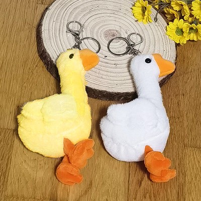 Süße Plüsch Gans Puppe Spielzeug Puppe Zubehör Anhänger Schlüsselanhänger