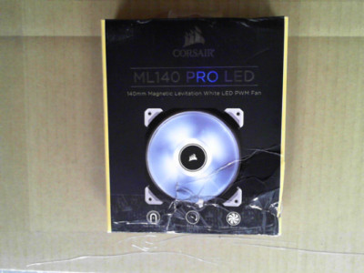 Corsair ML140 Pro LED, White, 140mm Premium Magnetic Levitation Cooling Fan