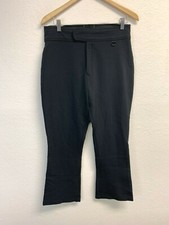 Vintage L.L. Bean Schoeller Women's Snow Ski Pants Size 12 Black Made in USA EUC