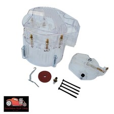 Chevy GM Clear HEI Large Distributor Cap Rotor Kit SBC BBC 305 327 350 396 454