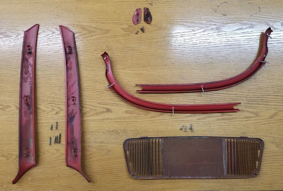 Отделка приборной панели стойка 1962-63 Ford Ranchero Falcon 1963 62 винтажный - Изображение 2 из 4