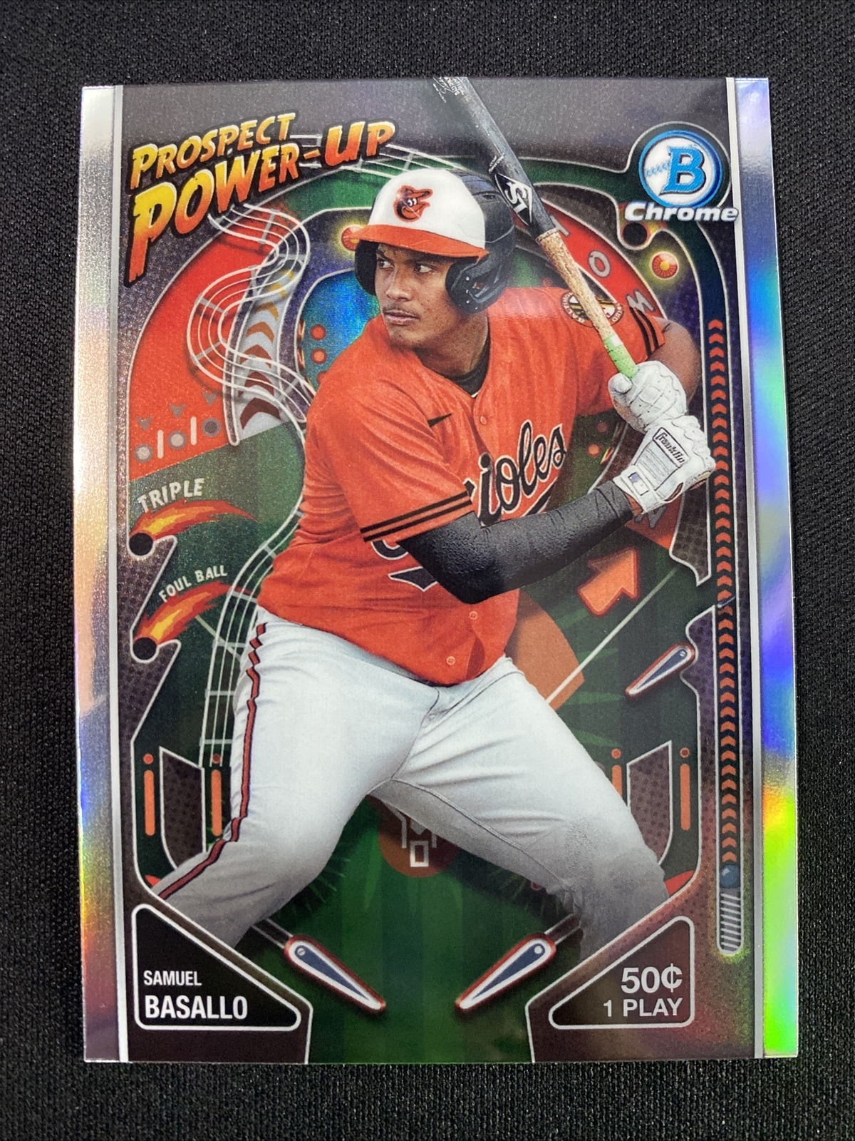 2024 Bowman Baseball Prospect Power-Up Samuel Basallo #PP-8 Baltimore Orioles