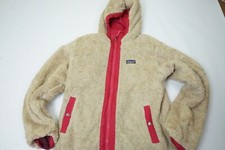 Patagonia Girls' Reversible Fuzzy Puff Hoody Sz XXL 16-18