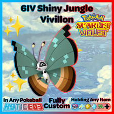 ✨ Shiny Vivillon Jungle Form 6IV ✨ Pokemon Scarlet & Violet 🚀 Fast 🚀
