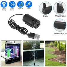 Mini Water Pump Small Mute Submersible USB 5V 1M Cable Garden Home Fountain Tool