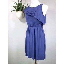 Kimchi Blue Urban Outfitters Sleeveless Tank Dress Ruffle Flutter Overlay Size S