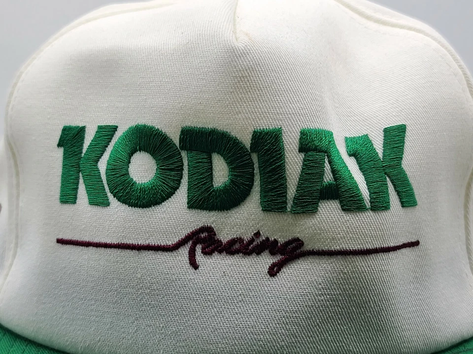 复古 Ricky Craven 亲笔签名 #41 科迪亚克赛车棒球卡司机帽子/帽子 — 第 4/4 张图片